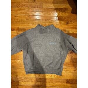 Essentials crew neck sweater men dark gray